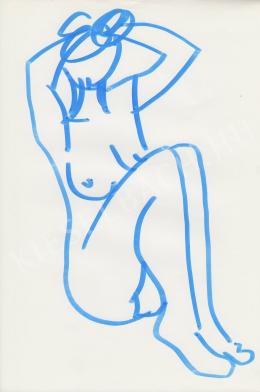  Rózsahegyi, György - Nude Adjusting her Hair (c. 1975)